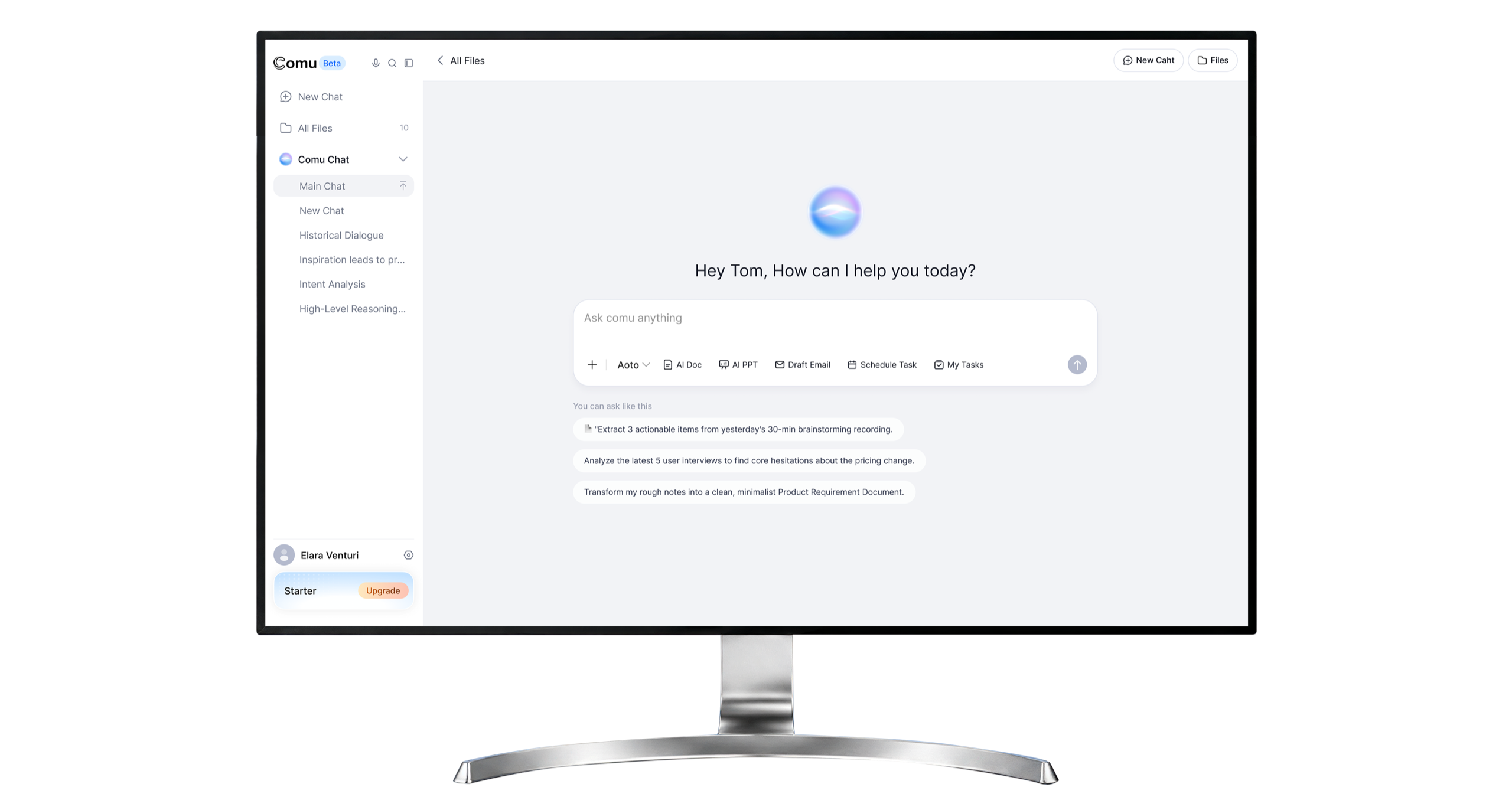 Comu Desktop Dashboard
