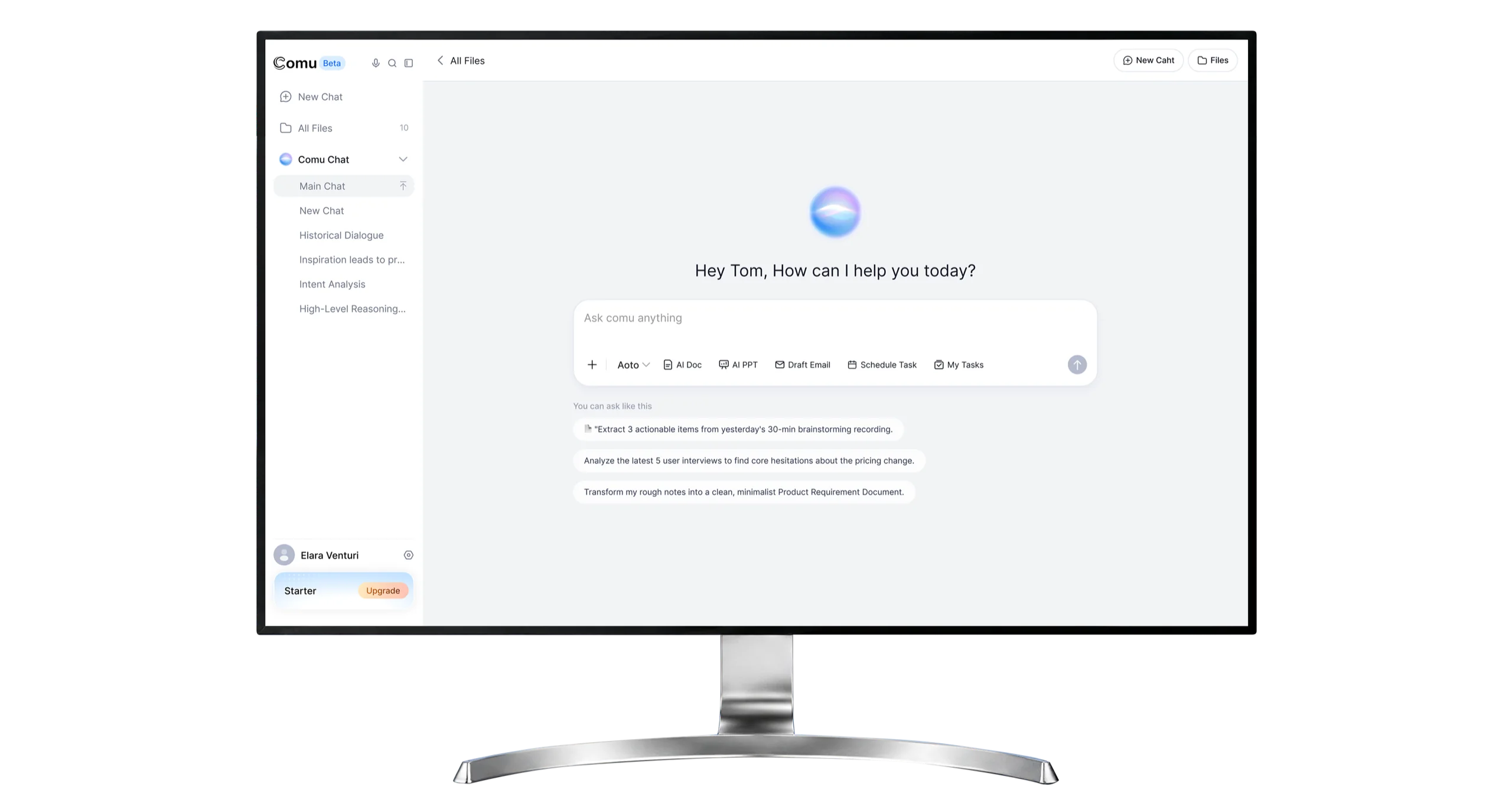 Comu Desktop Dashboard