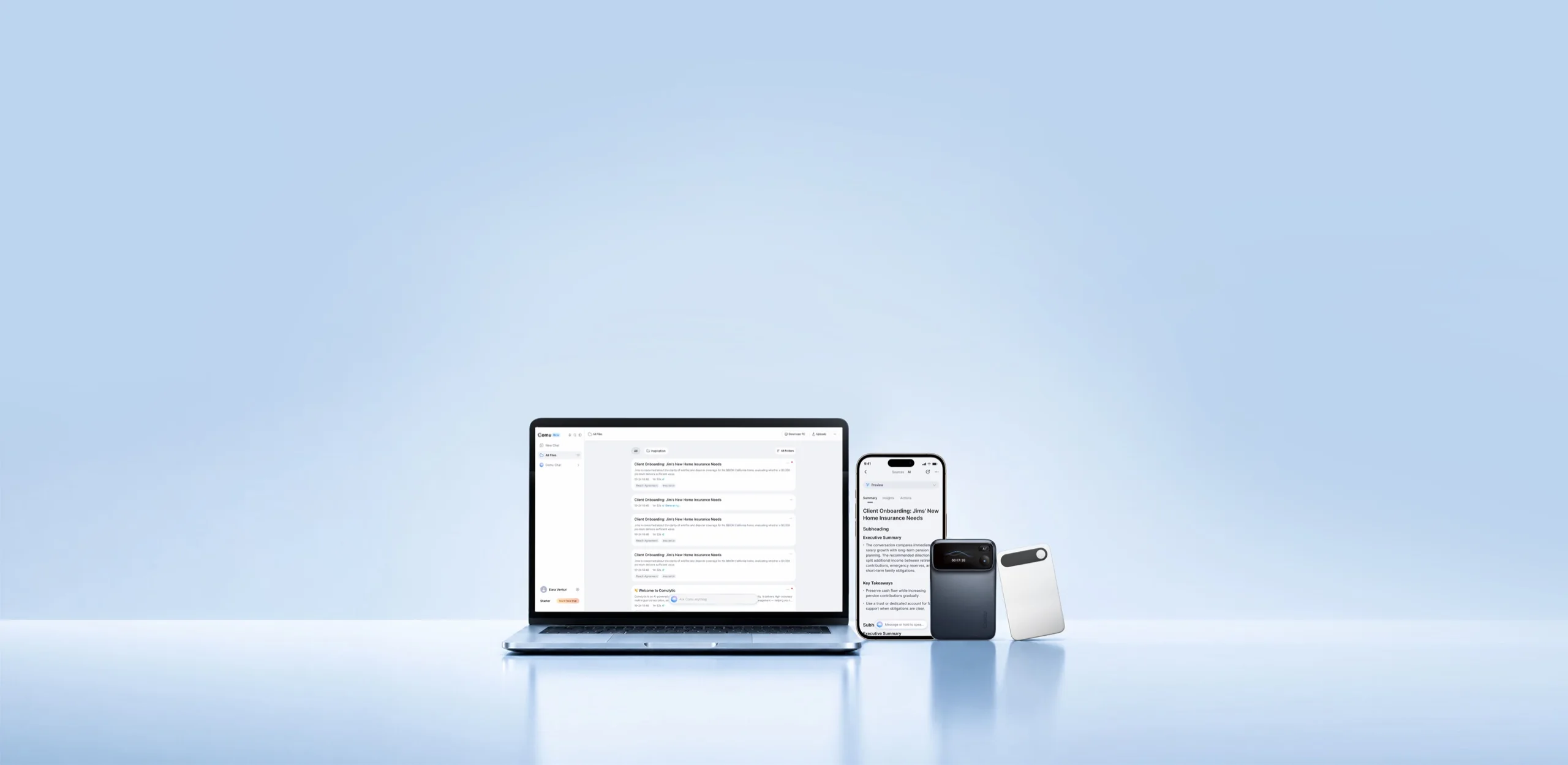 Comu App on Mobile and Web