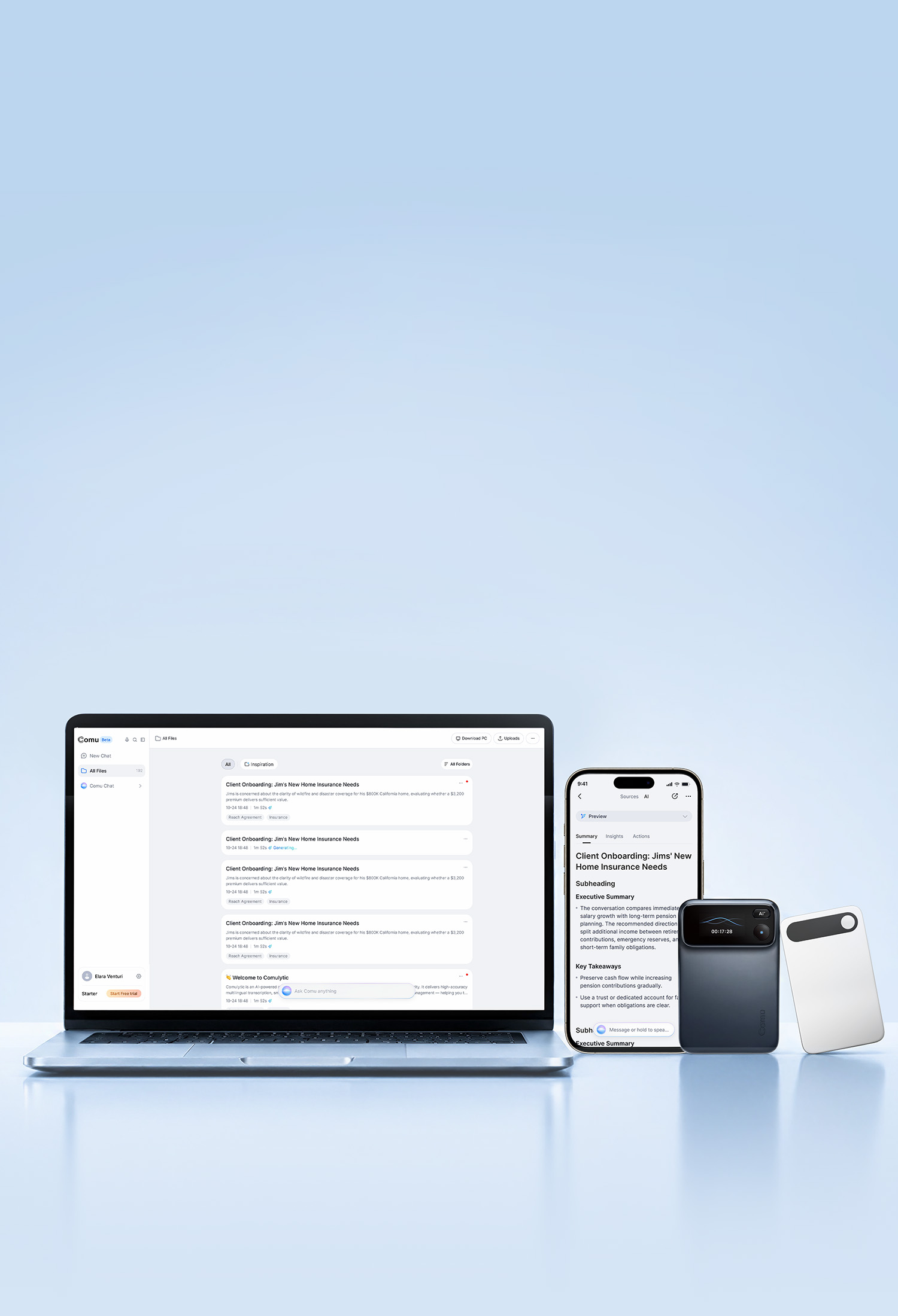 Comu App on Mobile