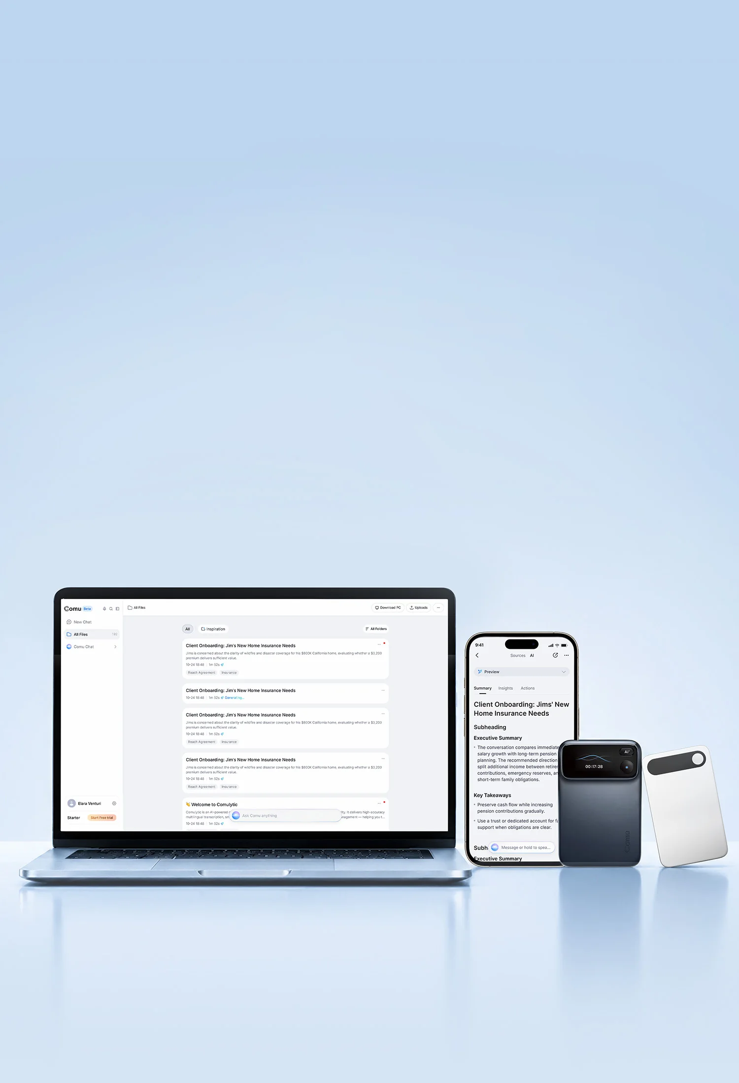 Comu App on Mobile