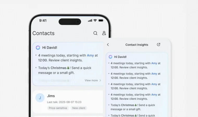 AI voice recorder for smart notes