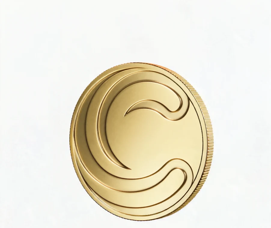 Comuの金色的抽選コイン
